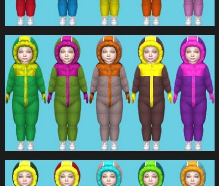 Snowy Escape Toddlers Winter Outfit at Annett’s Sims 4 Welt