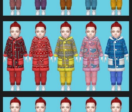 Snowy Escape Toddlers Winter Outfit at Annett’s Sims 4 Welt