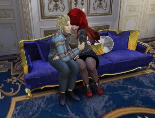 Sofa & Fireplace For a Winter Tale at Anna Quinn Stories