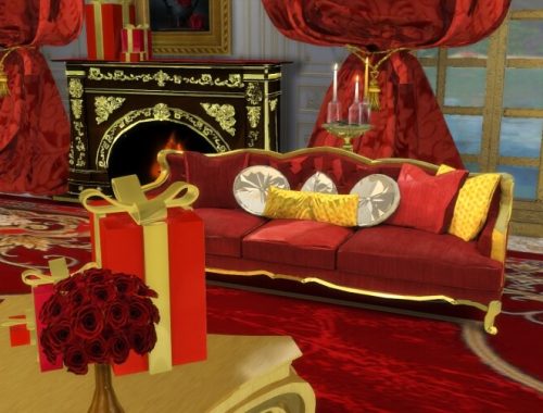 Sofa & Fireplace For a Winter Tale at Anna Quinn Stories