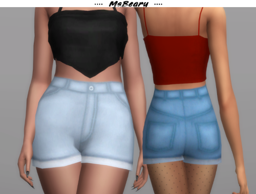 Soft Jean Shorts