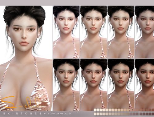 Soft nature colorful female skin by S-Club
