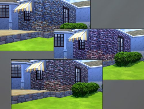 Solid Siding Colored Bricks