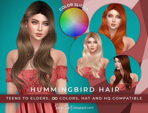 SonyaSims Hummingbird (Retexture - Patreon)
