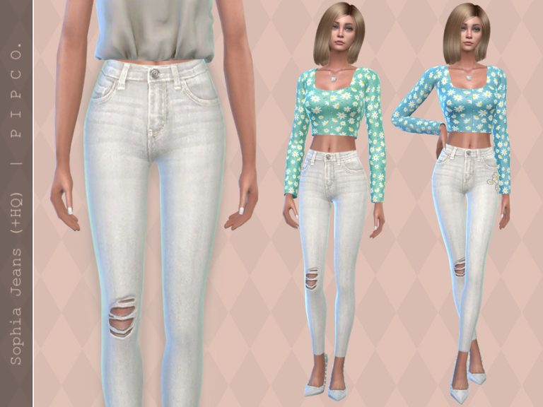 Sophia Jeans. - The Sims 4 Catalog