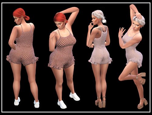 Spaghetti strap playsuit
