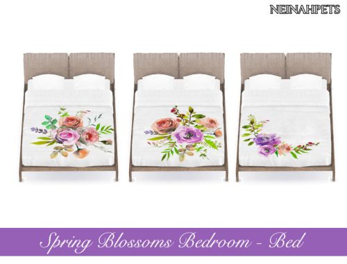 Spring Blossoms Bedroom Pt 1 {Mesh Required}