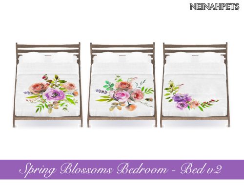 Spring Blossoms Bedroom Pt 1 {Mesh Required}