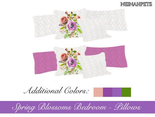 Spring Blossoms Bedroom Pt 1 {Mesh Required}