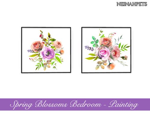 Spring Blossoms Bedroom Pt 1 {Mesh Required}
