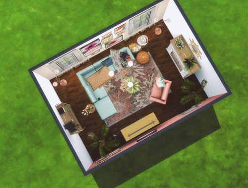 Springtouch livingroom | Only TSR CC