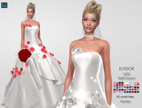 SSTS Ball Gown RE RC at Elfdor Sims