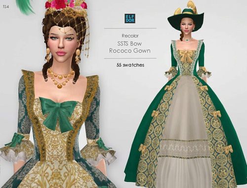 SSTS Bow Rococo Gown RC