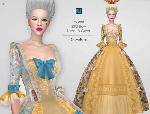 SSTS Bow Rococo Gown RC