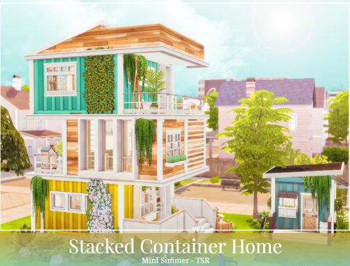 Stacked Container Home