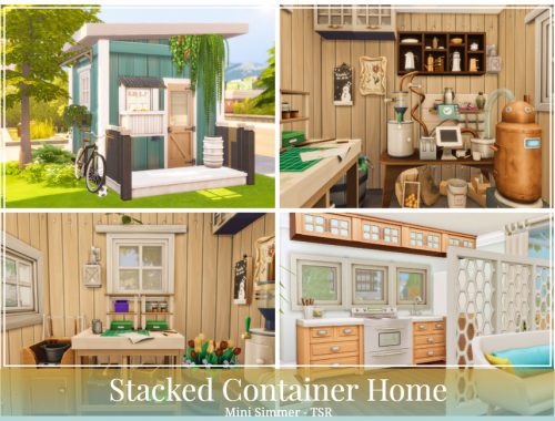 Stacked Container Home