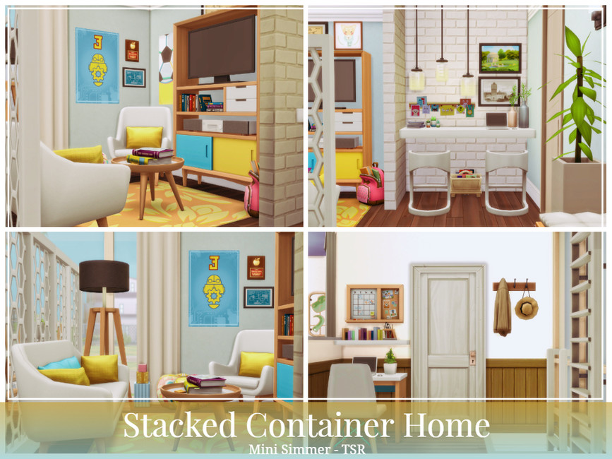 Stacked Container Home - The Sims 4 Catalog