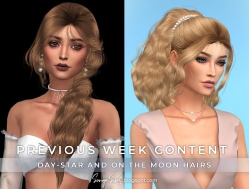 Stardust & Mother Earth Hairs at Sonya Sims