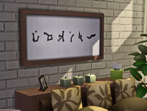 Stargate Earth Address Painting
