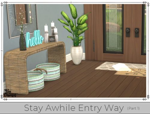 Stay Awhile Entry Way (Part 1)