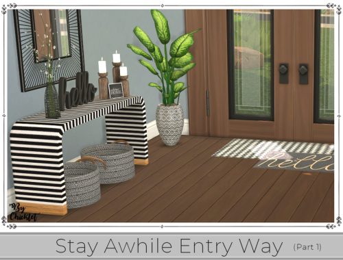 Stay Awhile Entry Way (Part 1)