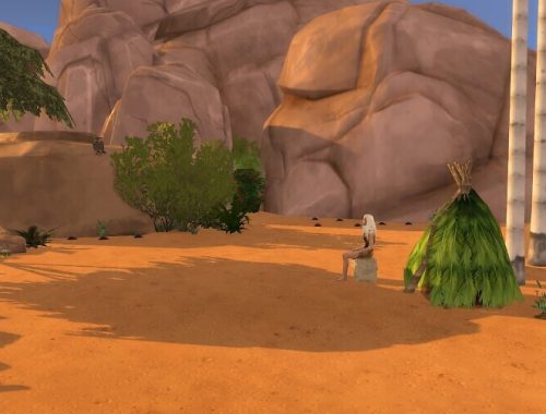 Stoneage First Camp at KyriaT’s Sims 4 World