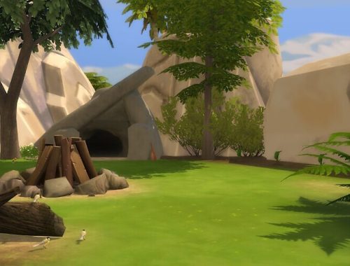 Stoneage Second Camp at KyriaT’s Sims 4 World