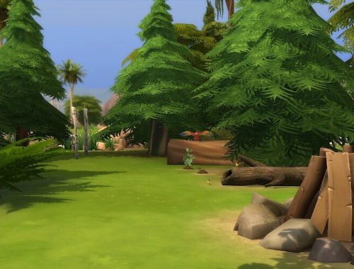 Stoneage Second Camp at KyriaT’s Sims 4 World