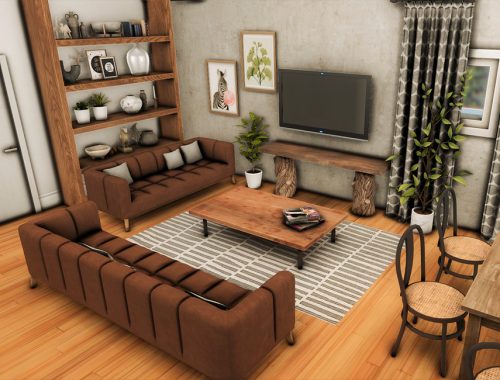 Stonestreet Apartments 4 - Living + Dining (TSR only CC)