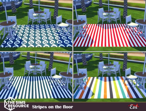 Stripes on the floor