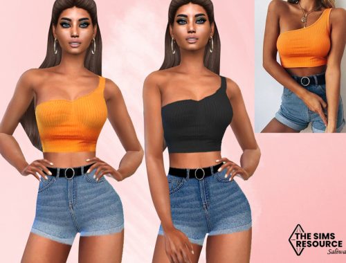Summer Denim Shorts Outfit
