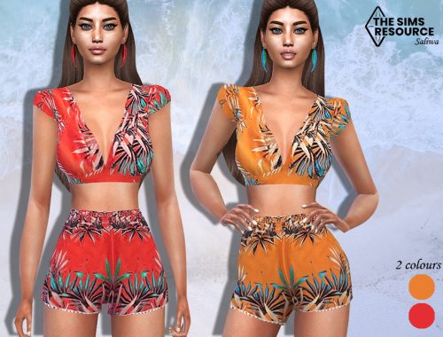Summer Shorts Outfit Blouse