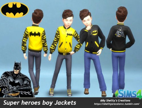 Super hero boy jackets