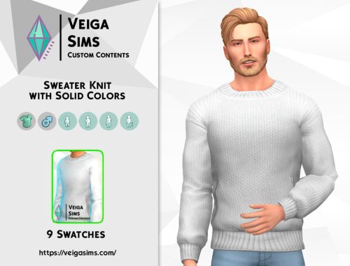 Sweater Knit with Solid Colors