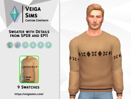 Sweater with Details from SP28 and EP11