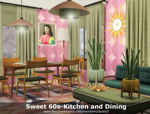 Sweet 60s-Kitchen and Dining
