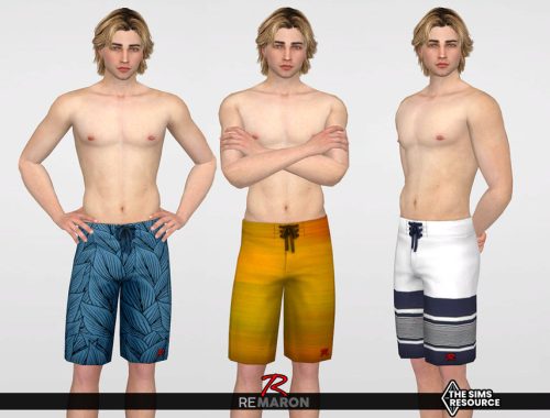 Swim Shorts 01 for Male Sims