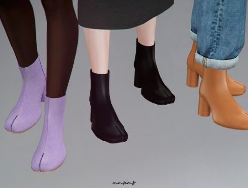 Tabi ankle boots at MMSIMS