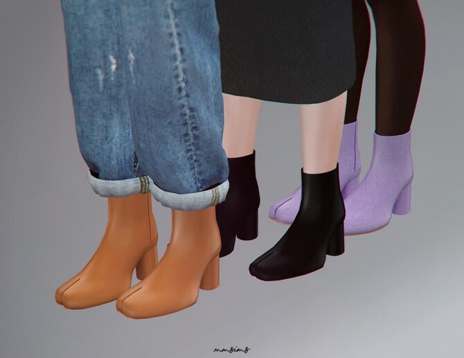 Tabi Ankle Boots At Mmsims The Sims 4 Catalog