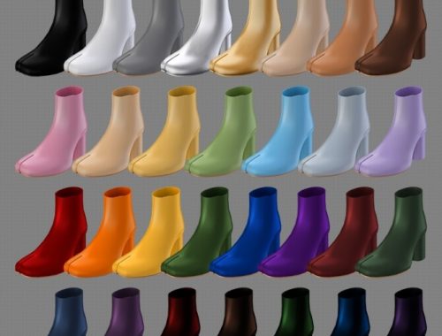 Tabi ankle boots at MMSIMS