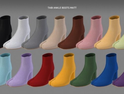 Tabi ankle boots at MMSIMS