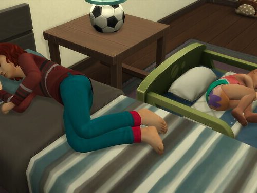 Take shoes off while sleeping & napping in bed
