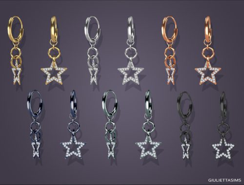 Talitah Star Earrings For Toddlers