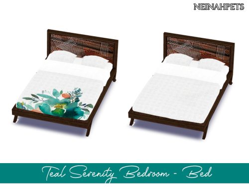 Teal Serenity Bedroom {Mesh Required}
