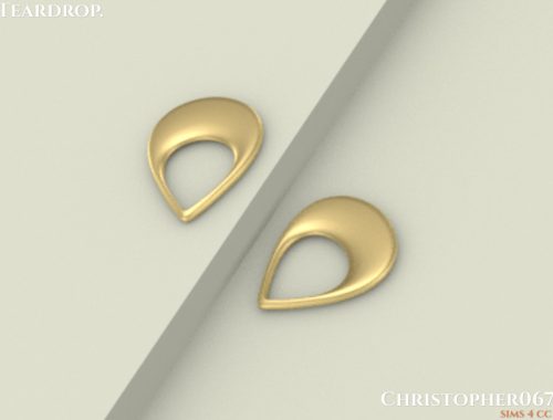 Teardrop Earrings / Christopher067