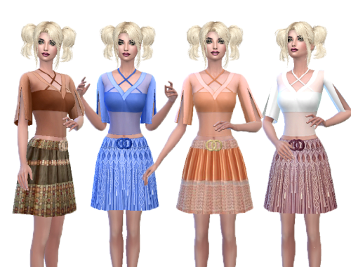 TeeSheer top recolor