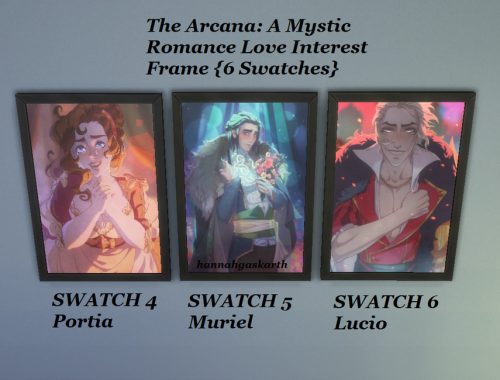 The Arcana: Visual Game Romance Frame [6 Swatches]