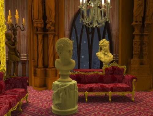 The Greek Room Sculptures & Busts at Anna Quinn Stories