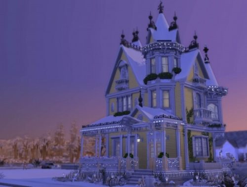 The Little Yellow Victorian House by alexiasi