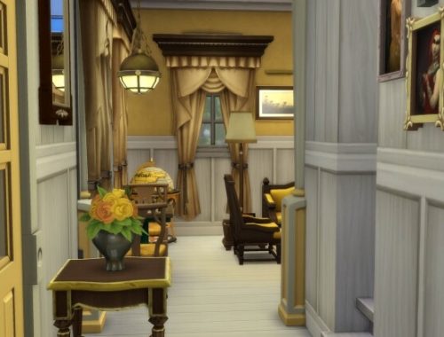 The Little Yellow Victorian House by alexiasi